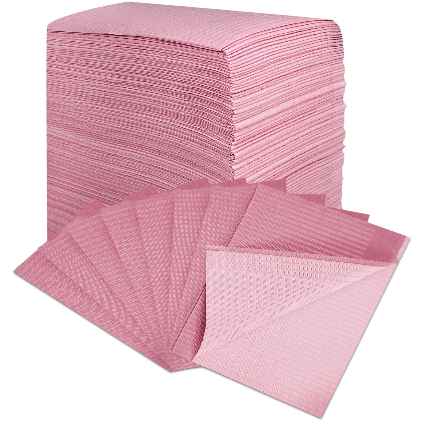 Babadores dentários descartáveis para dentistas e tatuagem, pacotes cirúrgicos e cores, 45x33 cm, 50 pcs
