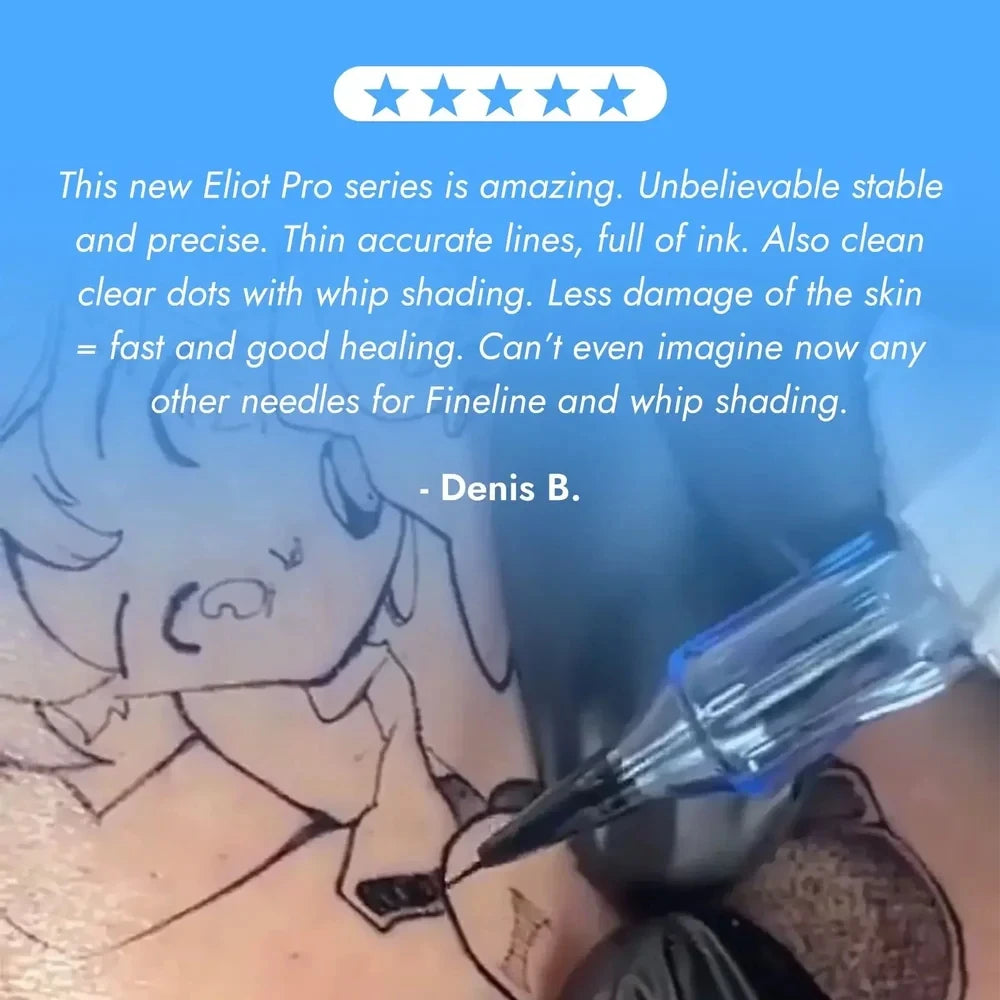 20/10 pçs emalla eliz pro cartucho de tatuagem agulhas rl rs cm mg esterilizar tatuagem maquiagem permanente cartucho máquina caneta agulha