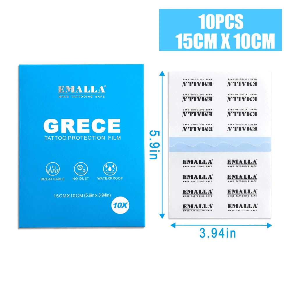 EMALLA GRECE Premium Filme de proteção de tatuagem