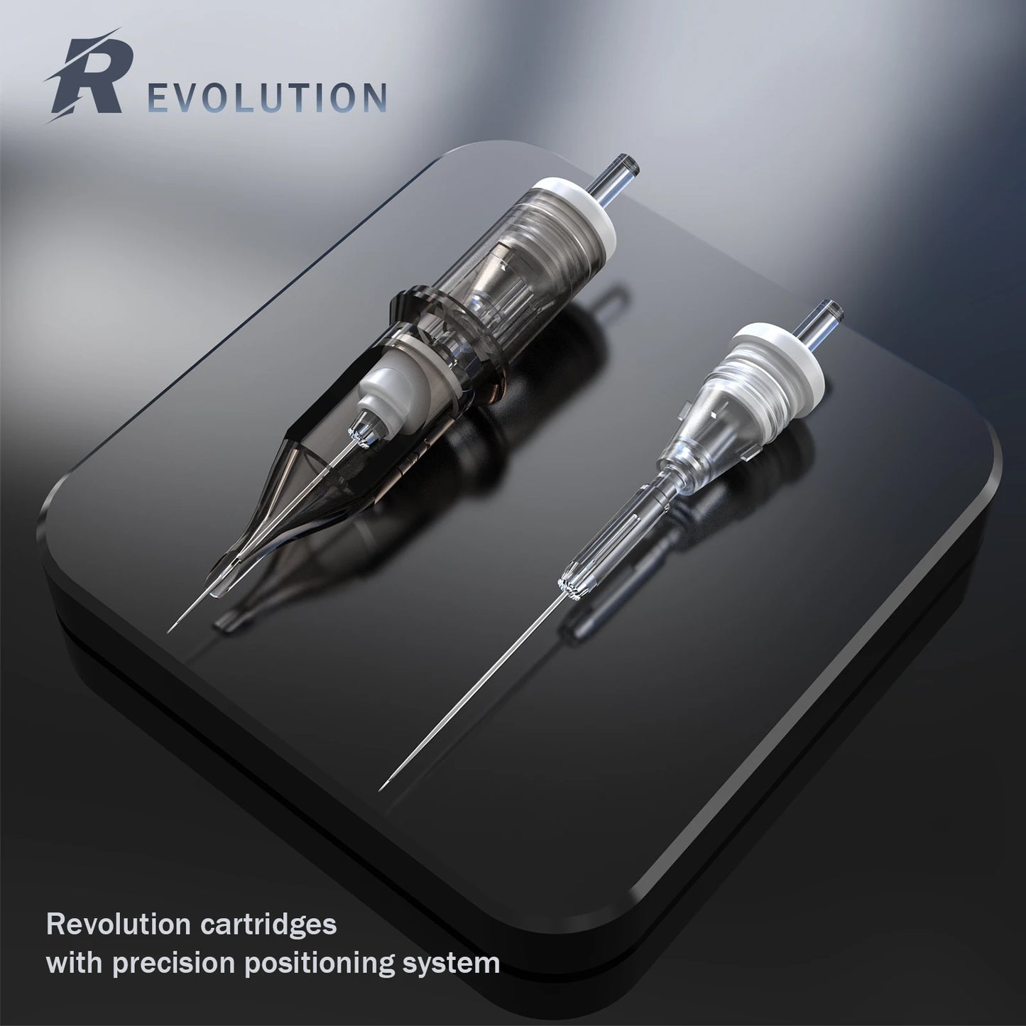 EZ Revolução cartucho tatuagem agulhas redondas forros #12 0,35mm para 1RL 3RL 5RL cartucho tatuagem máquina caneta apertos 20 Pçs/caixa