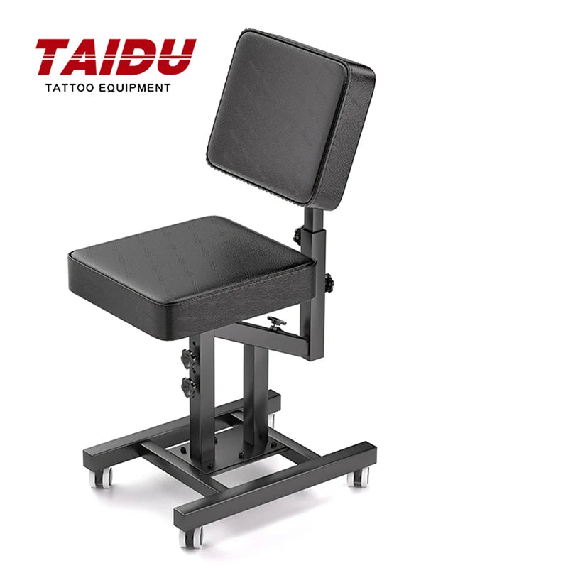 Taidu multifuncional cadeira de tatuagem couro volta ajustar cadeiras de salão de tatuagem quadro de aço elevador banco de tatuagem para artista de tatuagem
