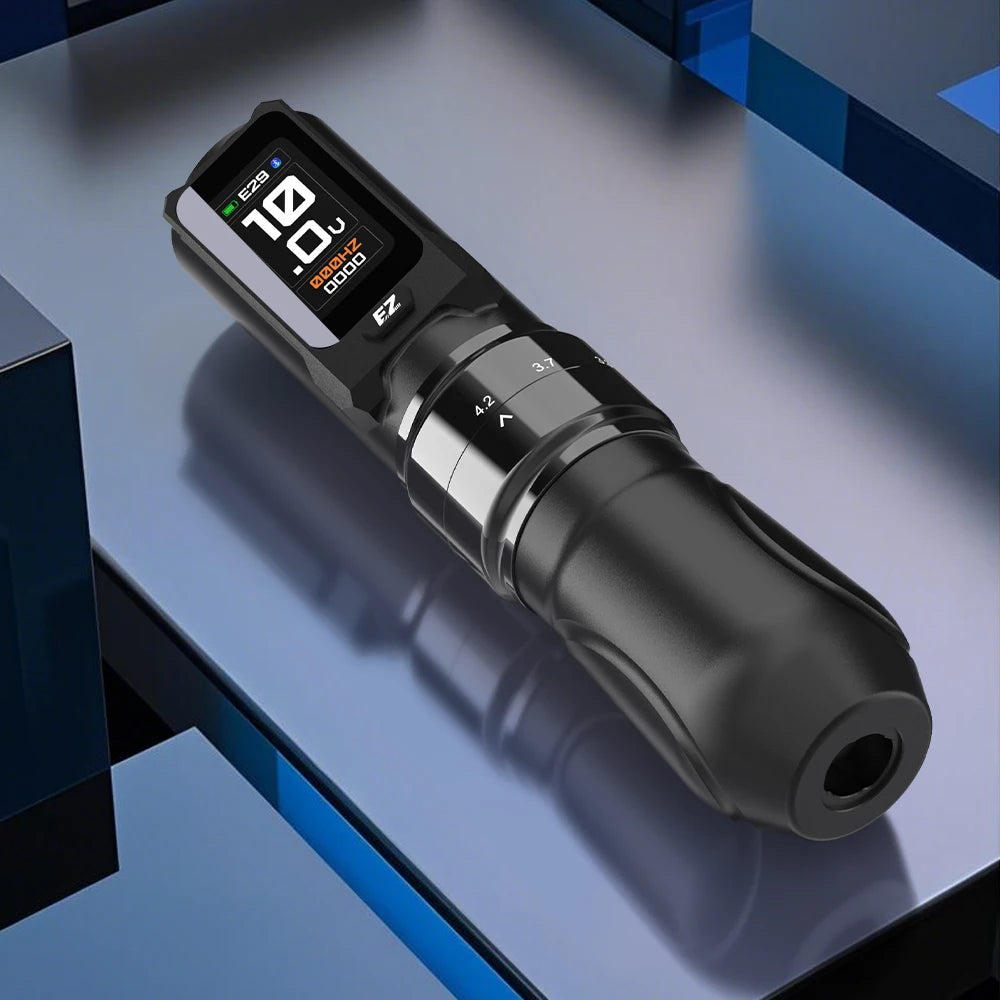 EZ P3 Pro TOUCH Curso Ajustável TouchScreen Máquina de Tatuagem Sem Fio Caneta 2000mAh Bateria Sem Fio 2.0-4.2mm Curso