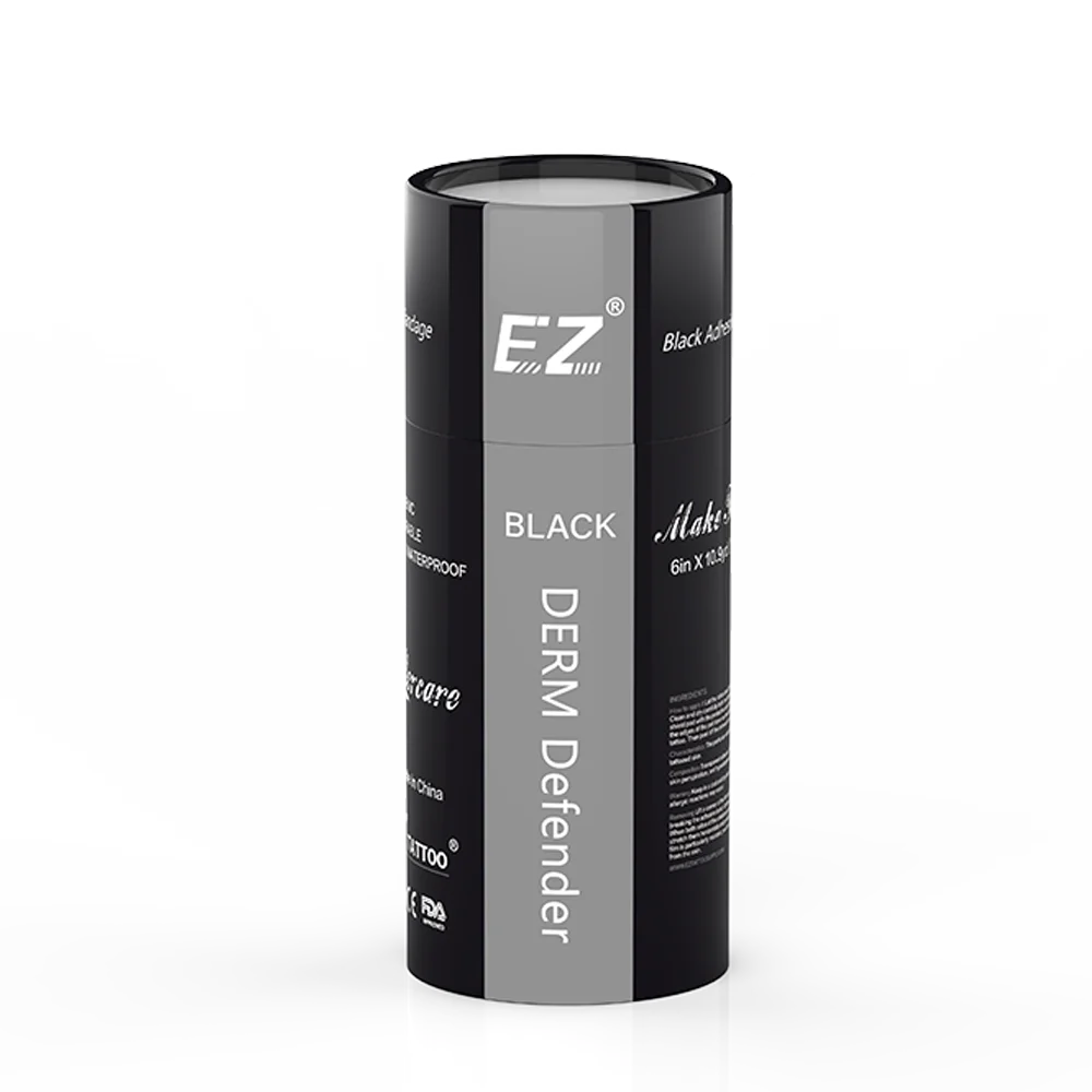 EZ Limpar adesivo protetor tatuagem filme Derm Defender Tattoo Shield, Acessórios Aftercare, Regular