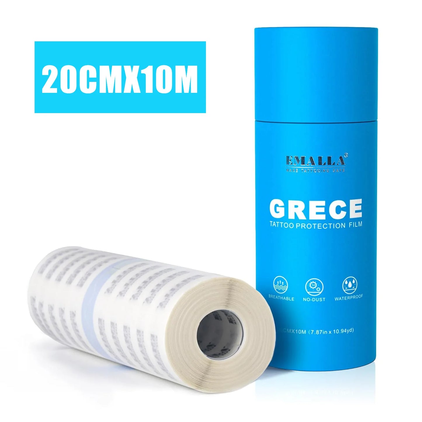 EMALLA GRECE Premium Filme de proteção de tatuagem