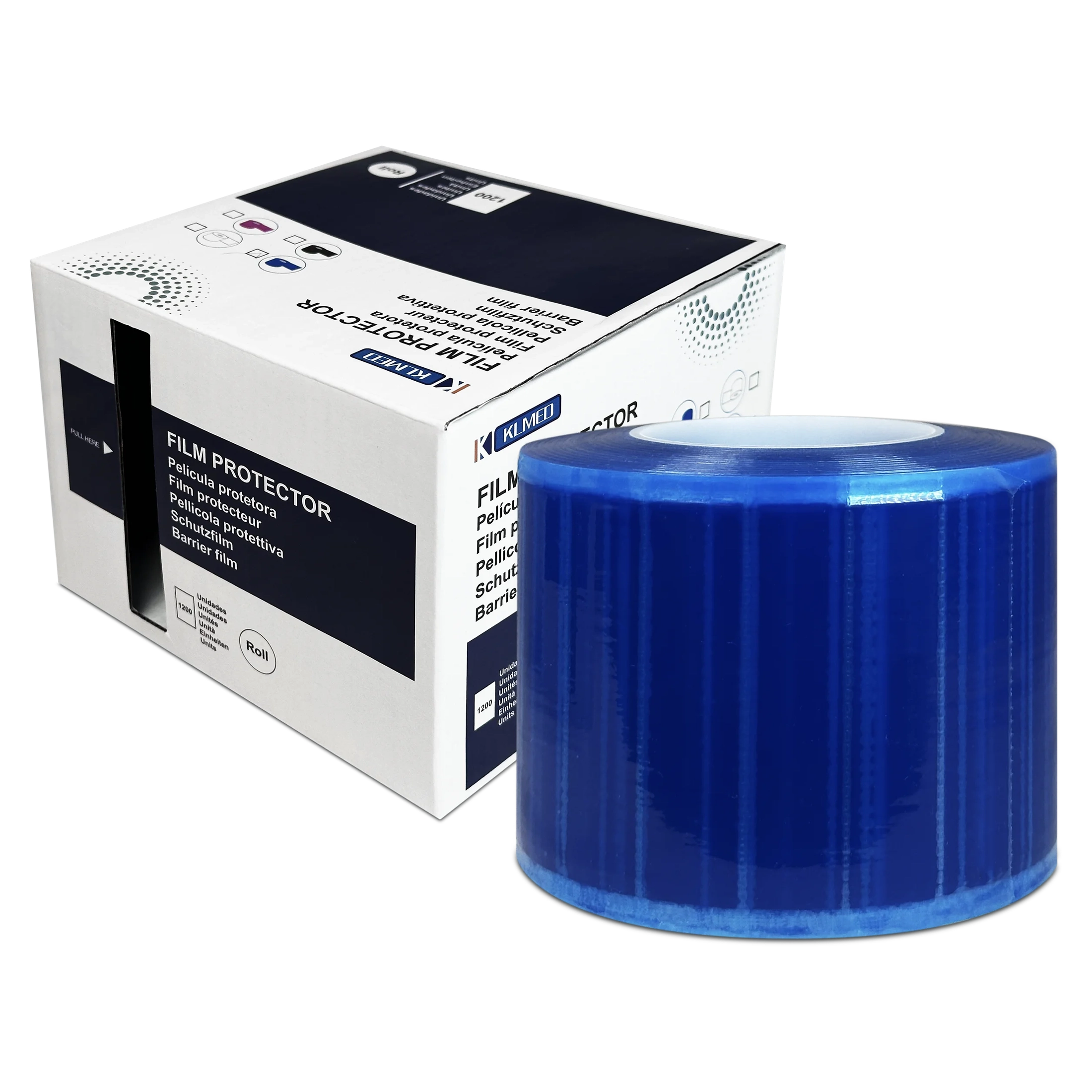 Adhesive Barrier Film Roll, 1200 Sheets | Professional Hygienic Protection