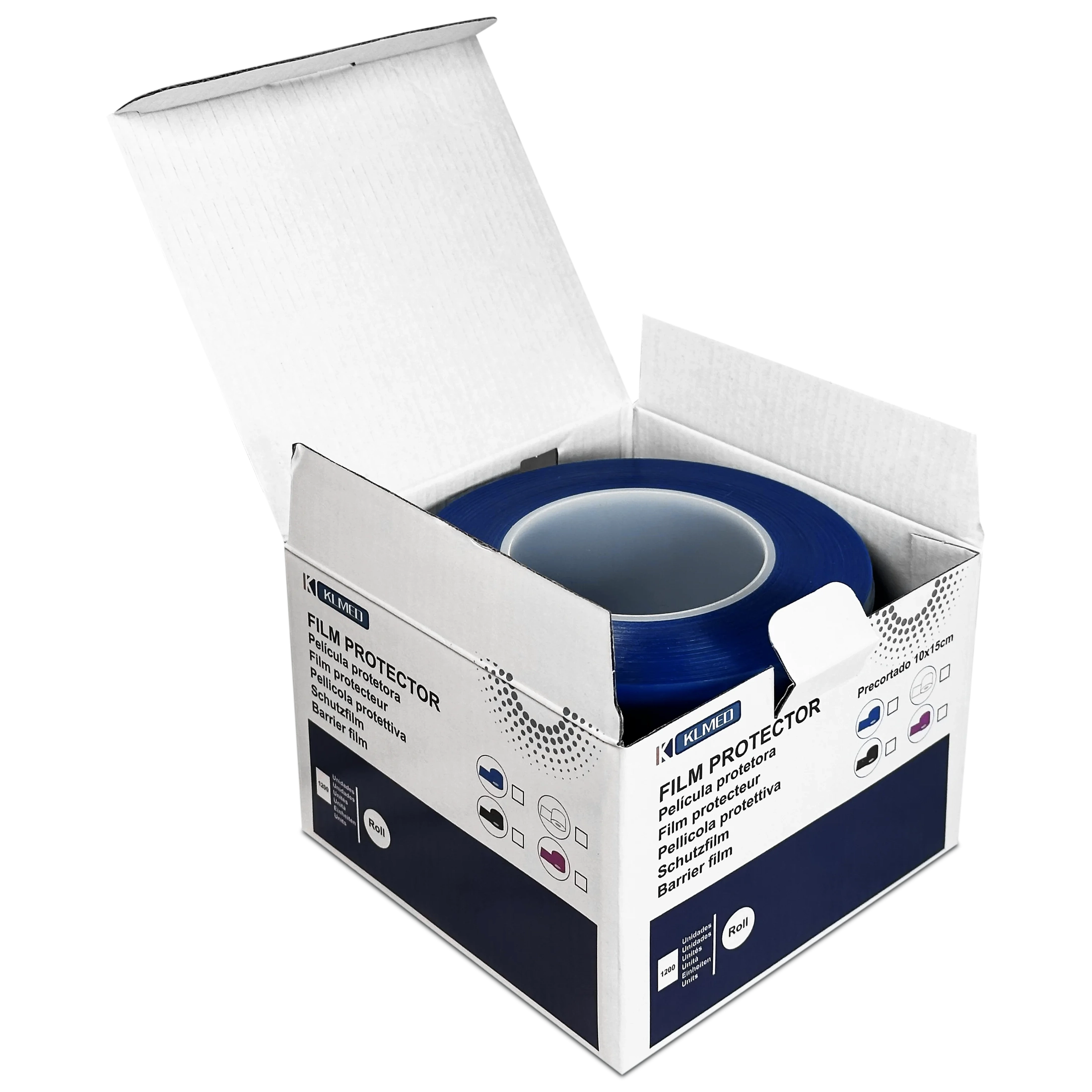 Adhesive Barrier Film Roll, 1200 Sheets | Professional Hygienic Protection