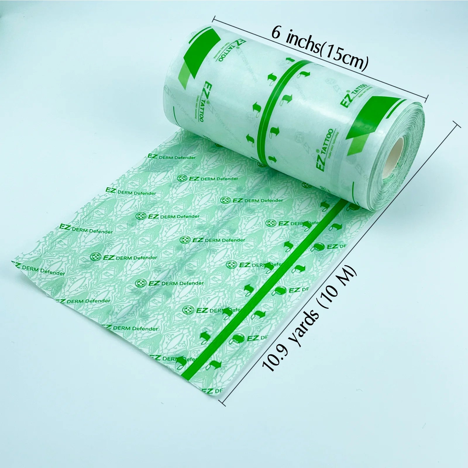 EZ Premium Derm Defender — Transparent Tattoo Protective Film