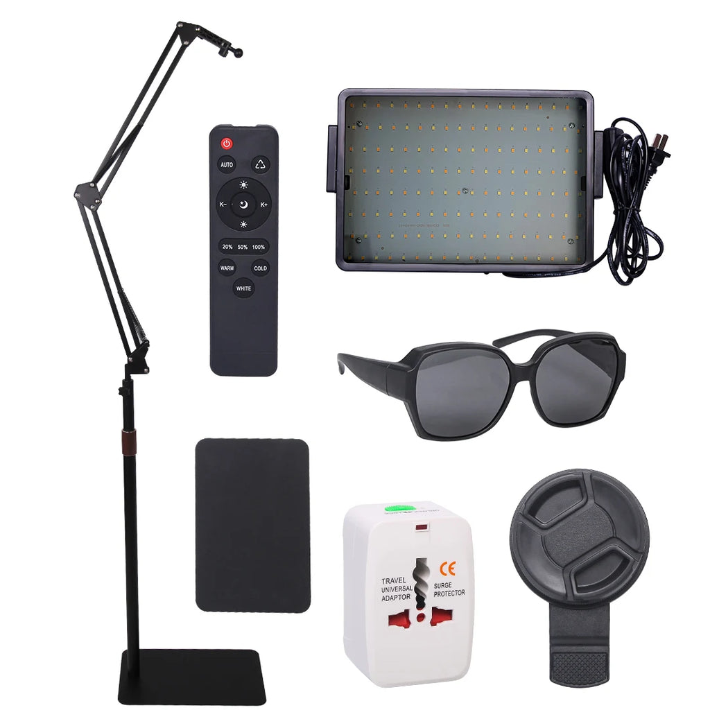 Kit de iluminación antideslumbrante HYlab para tatuajes y fotografía