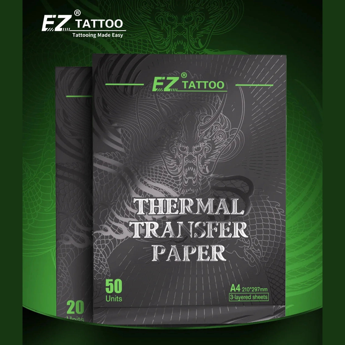 EZ A4 Transfer Paper for Tattooing with Precise Stencil