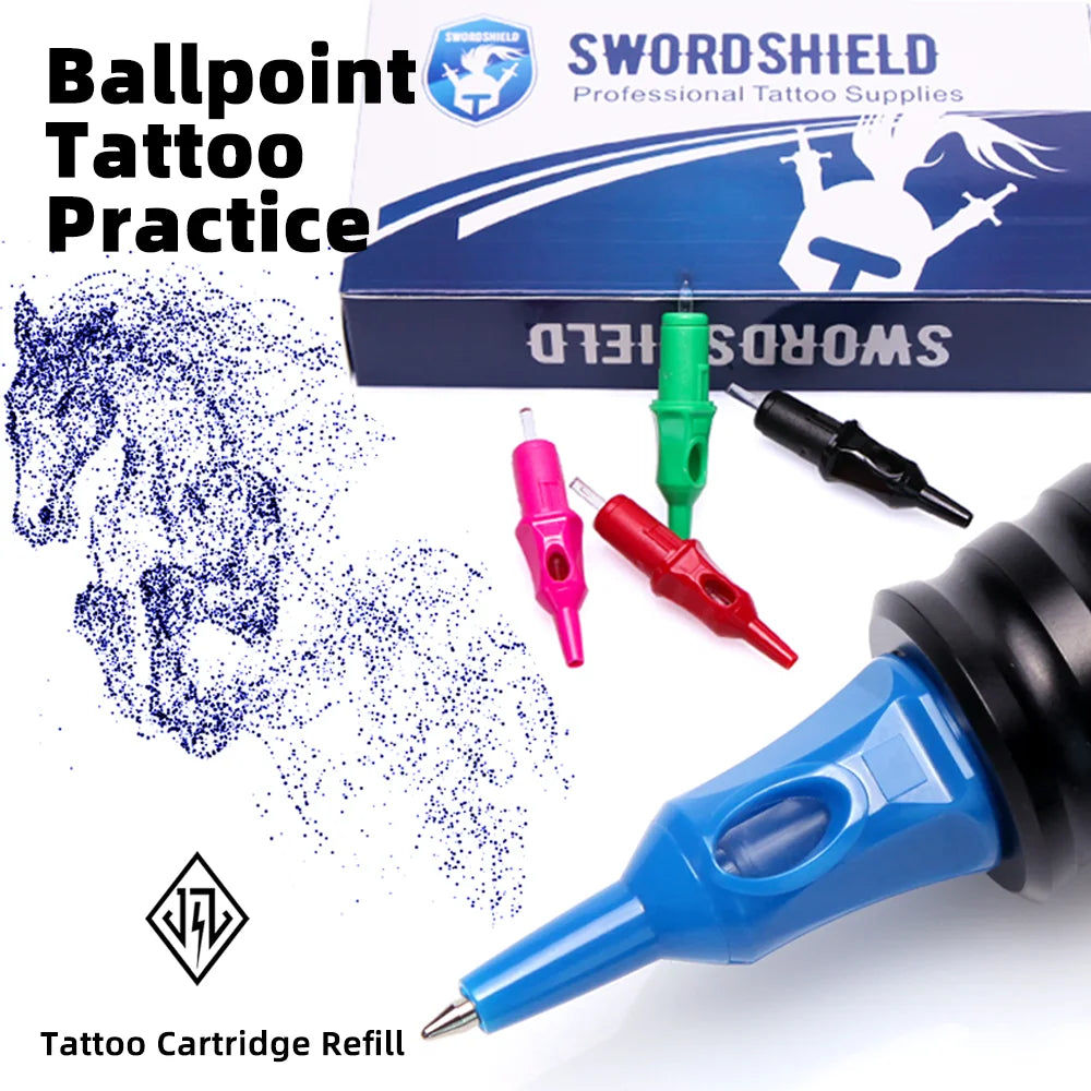 JZ Ballpoint Pen for Tattoo Machine | Precise Practice