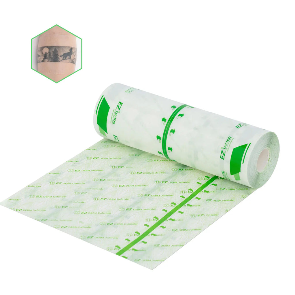 EZ Premium Derm Defender — Transparent Tattoo Protective Film