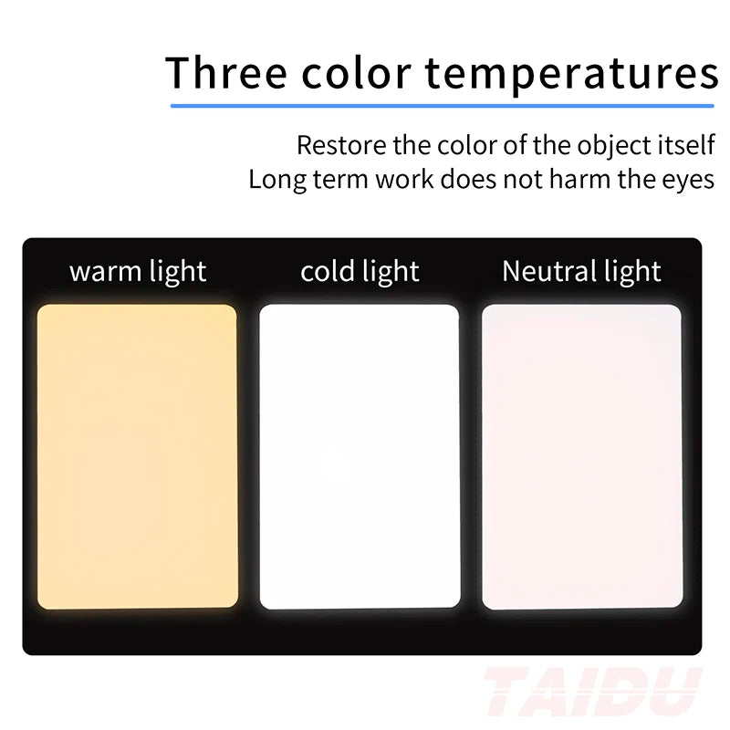 Lámpara de pared LED Taidu para tatuajes con iluminación ajustable