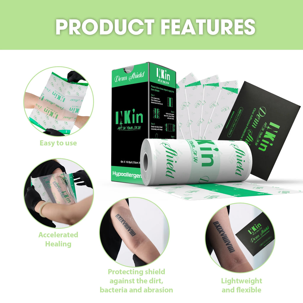 INKIN Premium Derm Shield – Waterproof Tattoo Protective Film