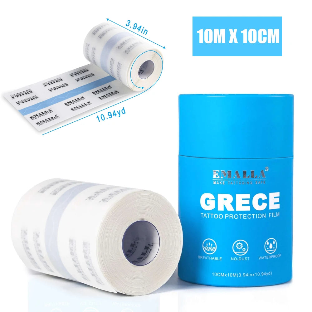 EMALLA GRECE Premium Tattoo Protection Film for Healing