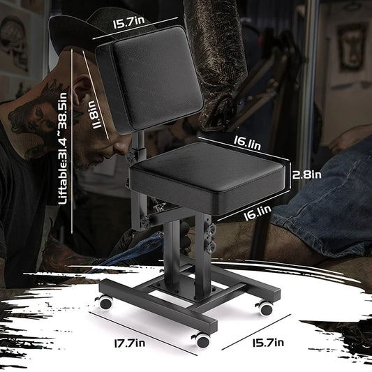 Taidu multifuncional cadeira de tatuagem couro volta ajustar cadeiras de salão de tatuagem quadro de aço elevador banco de tatuagem para artista de tatuagem