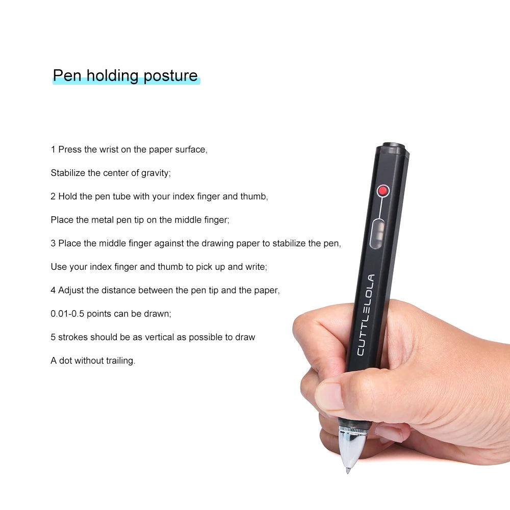 Cuttlelola Dotspen Gen2 – Bolígrafo eléctrico de precisión para puntillismo