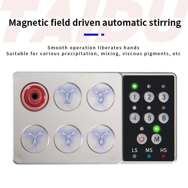 Mezclador magnético inalámbrico Taidu para pigmentos de tatuaje