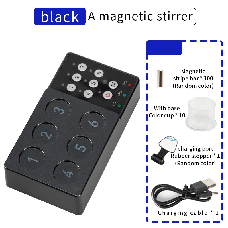 Mezclador magnético inalámbrico Taidu para pigmentos de tatuaje