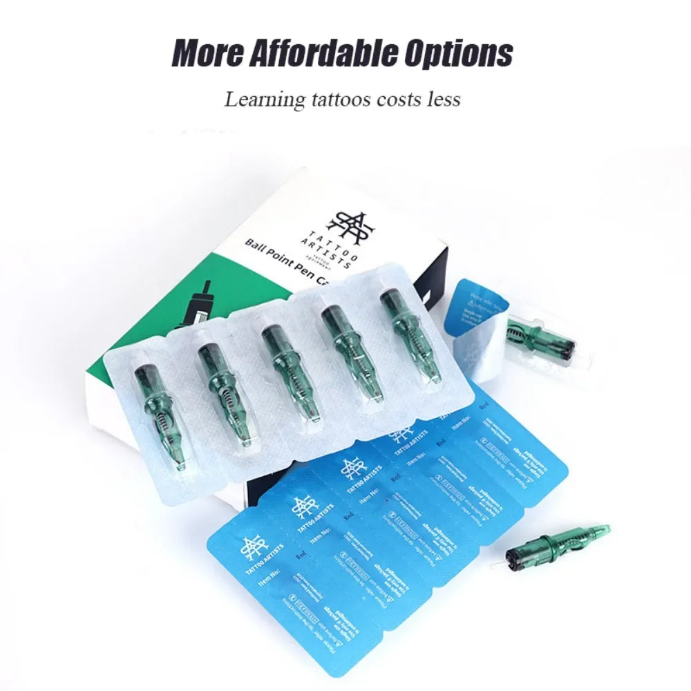 Ballpoint Pen Tattoo Cartridges | Realistic Practice Without Ink