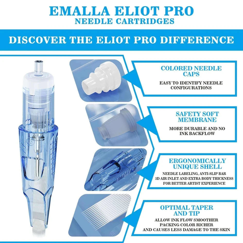 EMALLA Eliot Pro High Precision Professional Tattoo Cartridges
