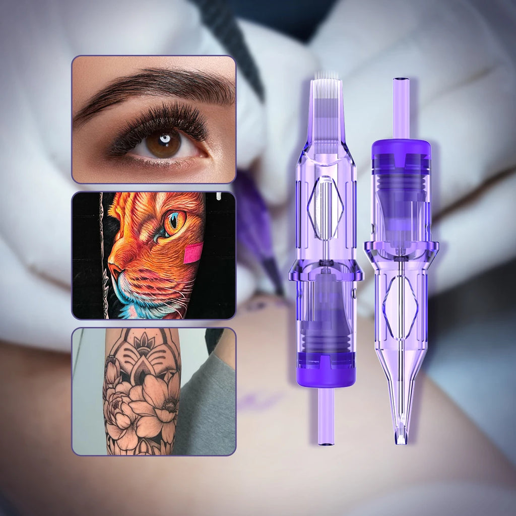 Mast Pro RL cartridges for precise tattooing and clean lines.