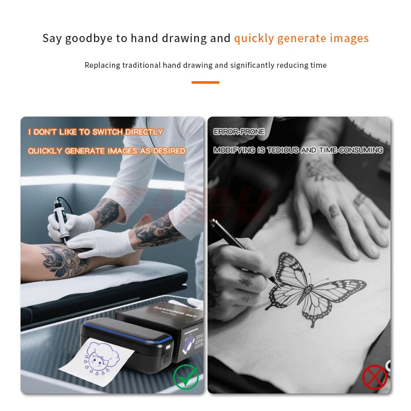 TAIDU Mini Tattoo Printer – Portable High Definition Transfer