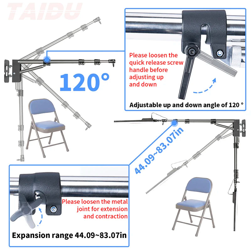 Lámpara de pared LED Taidu para tatuajes con iluminación ajustable