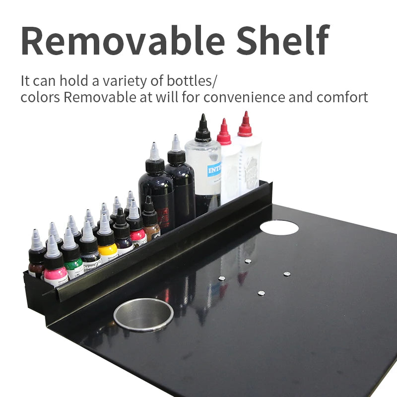 Estación de trabajo para tatuajes TAIDU: mesa de estudio ajustable con encimera ancha