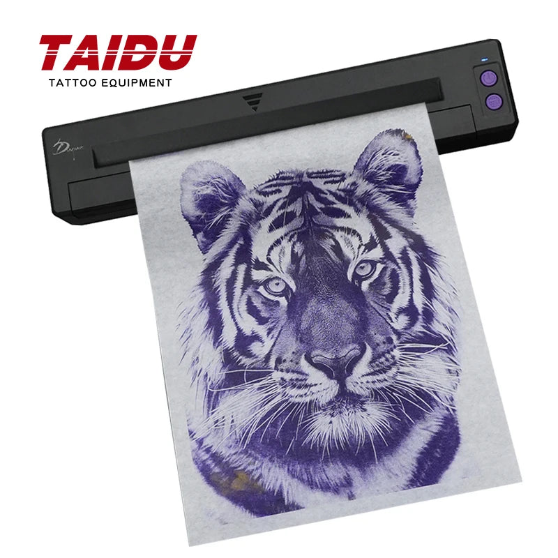 Impresora térmica de tatuajes portátil Bluetooth TAIDU P19