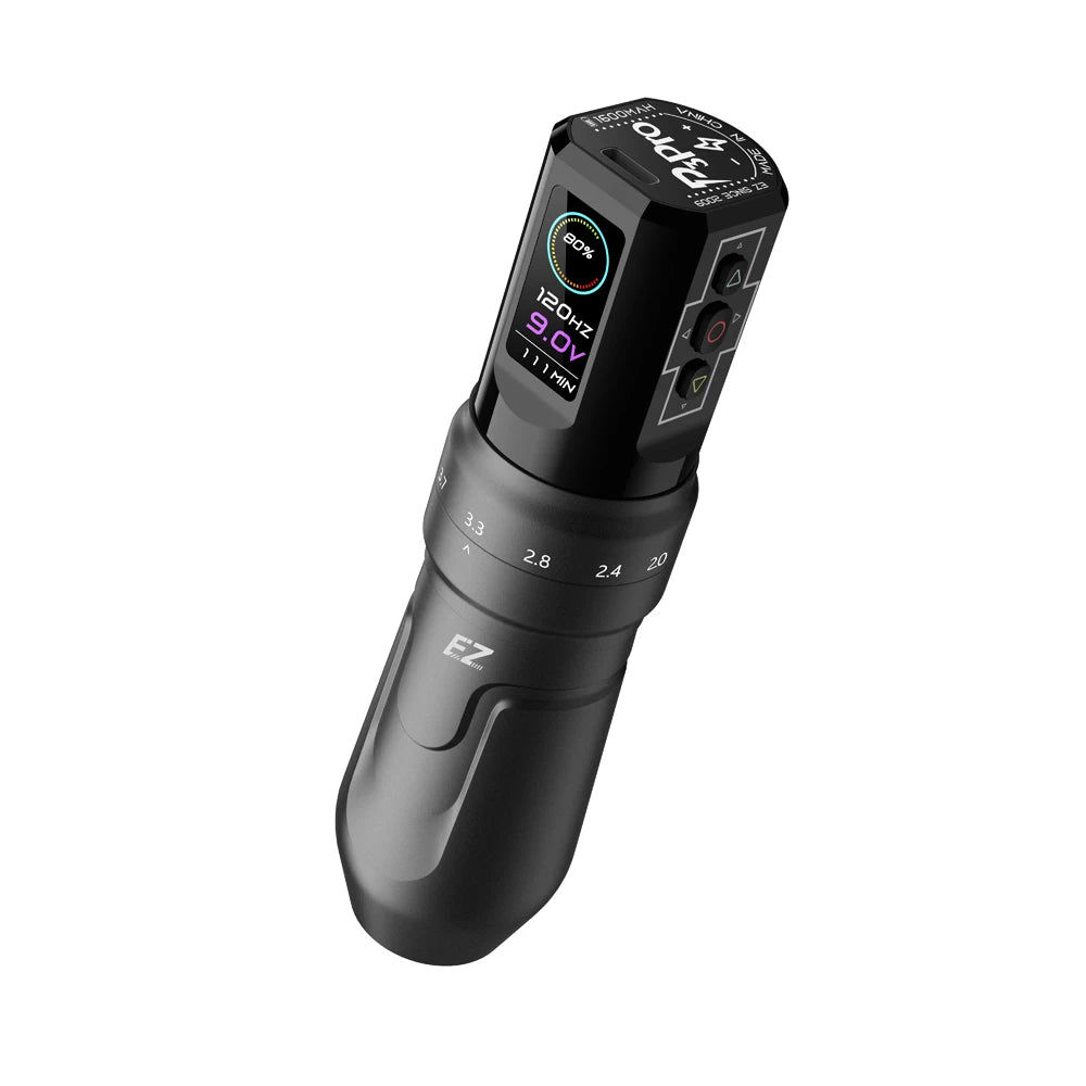 EZ P3 Pro Cordless Tattoo Machine • Adjustable Stroke and Pro Performance