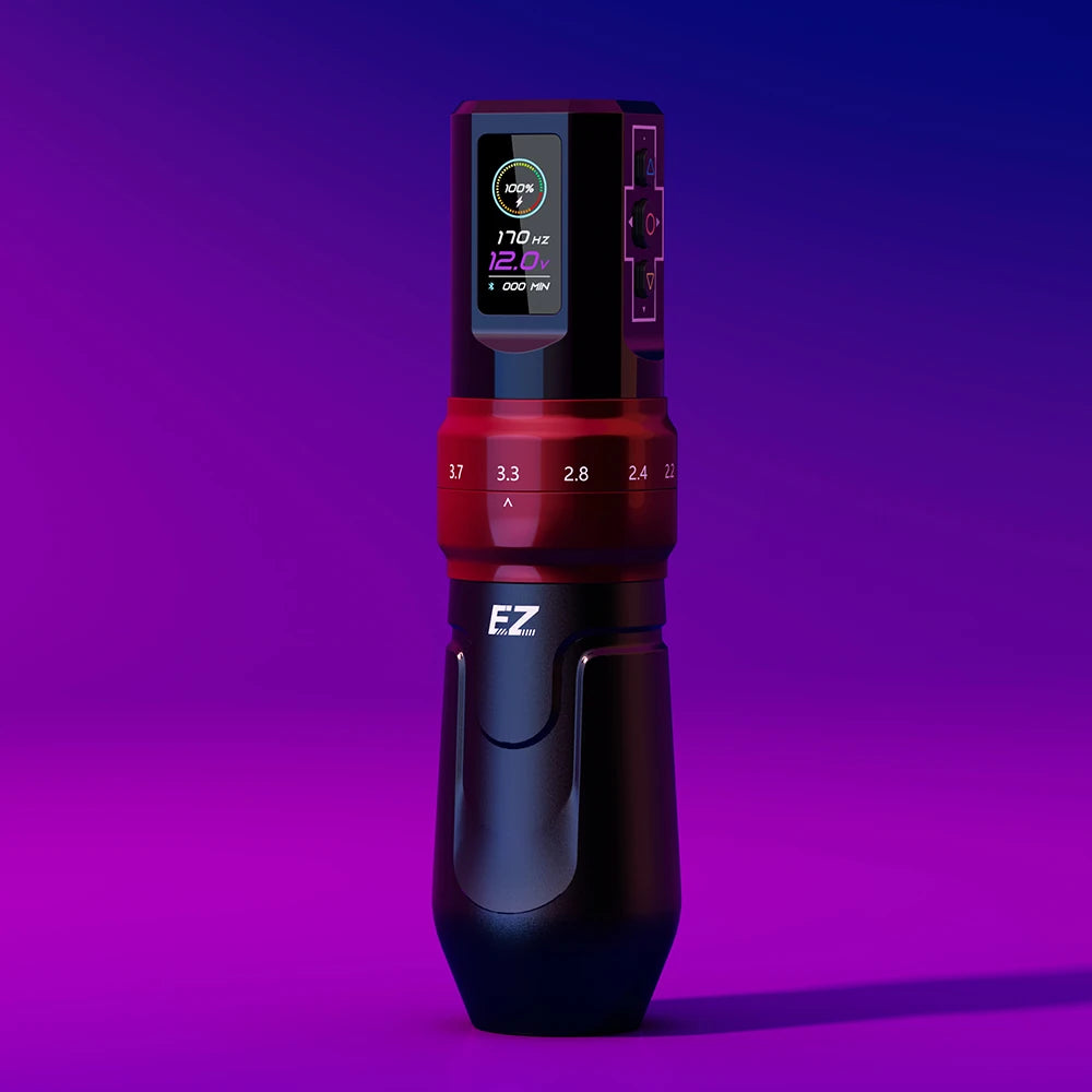 EZ P3 Pro Cordless Tattoo Machine • Adjustable Stroke and Pro Performance
