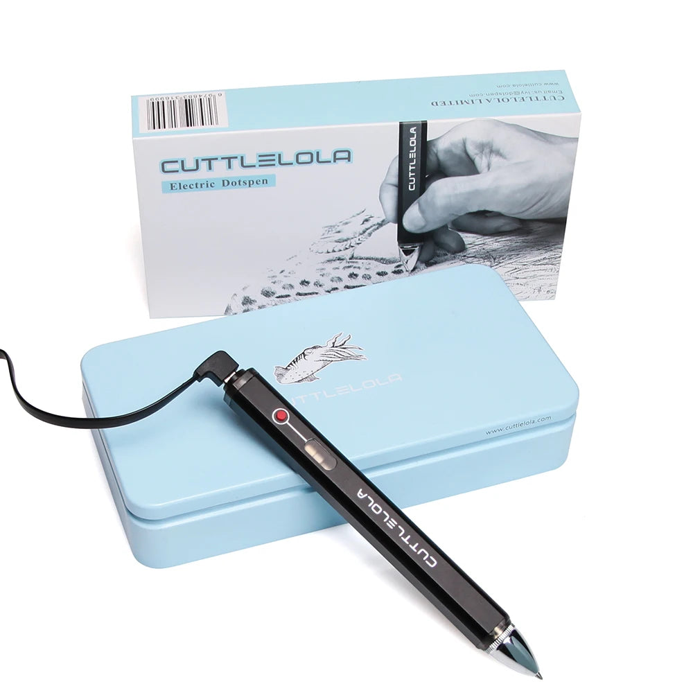 Cuttlelola Dotspen Gen2 – Bolígrafo eléctrico de precisión para puntillismo