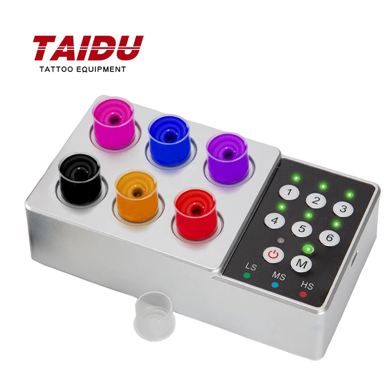 Mezclador magnético inalámbrico Taidu para pigmentos de tatuaje